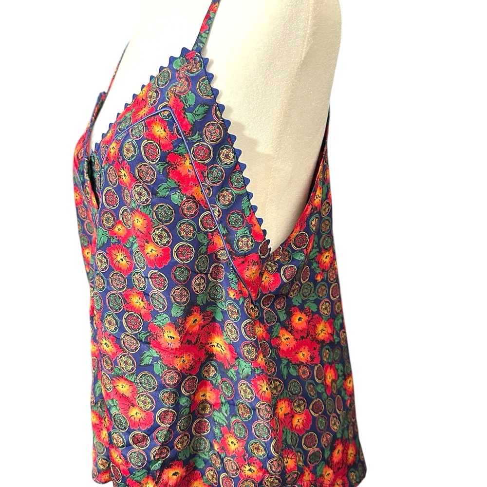 Vintage Camisole Top Cottage Whimsical‎ Medium